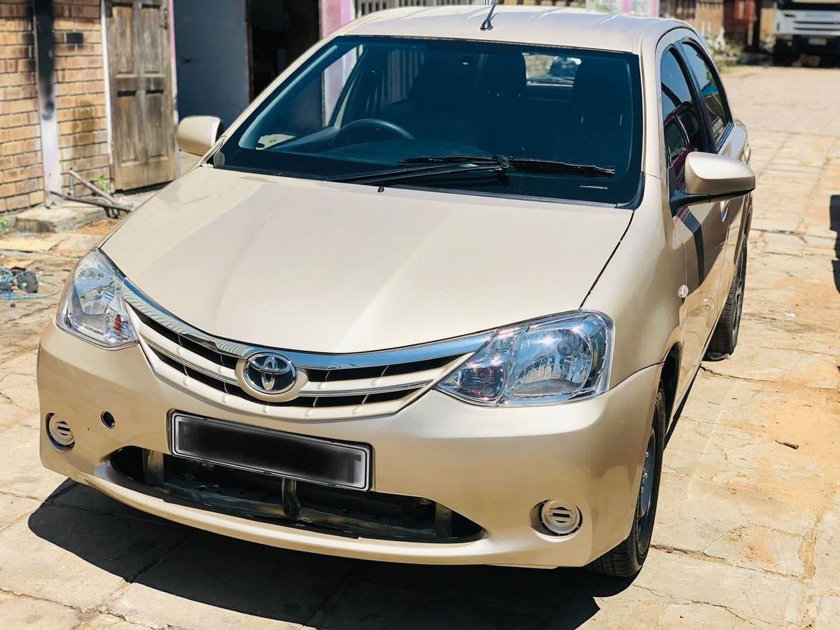 Toyota Etios after collision repair